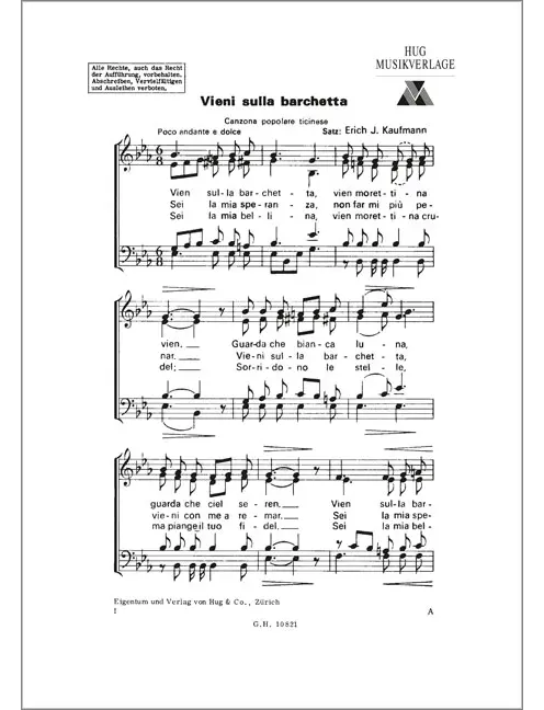 Vieni sulla barchetta